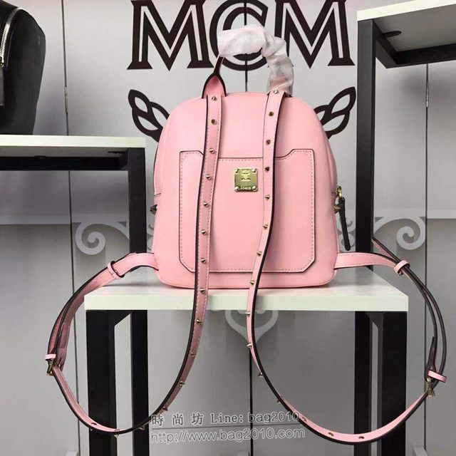 MCM雙肩背包 原單 5743 MCM公爵夫人波爾克釘背包 MCM女包 MCM女背包  mdmc1268